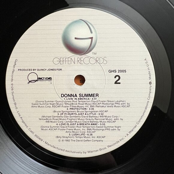 Donna Summer - Love Is In Control (Finger On The Trigger) 1982 Geffen Records - Picture 9 of 15